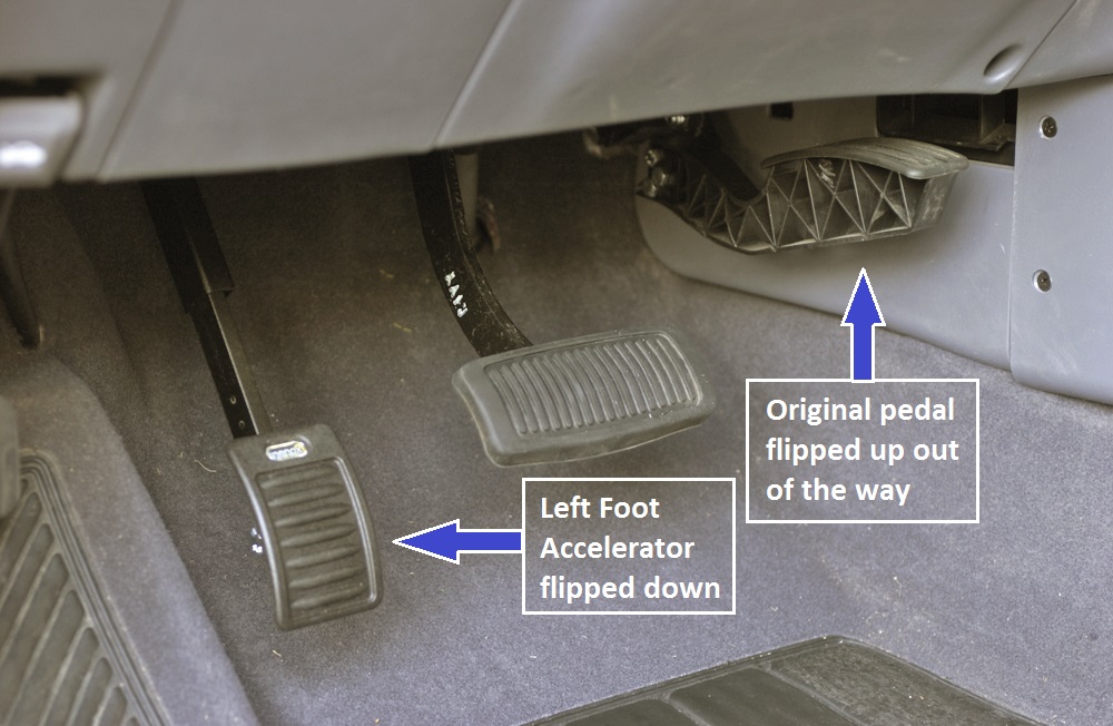 Left Foot Accelerator Adaption McElmeel Mobility Services